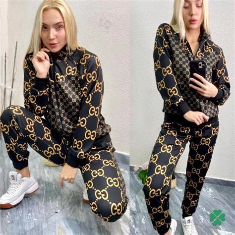 gucci bee tracksuit|gucci women tracksuit.